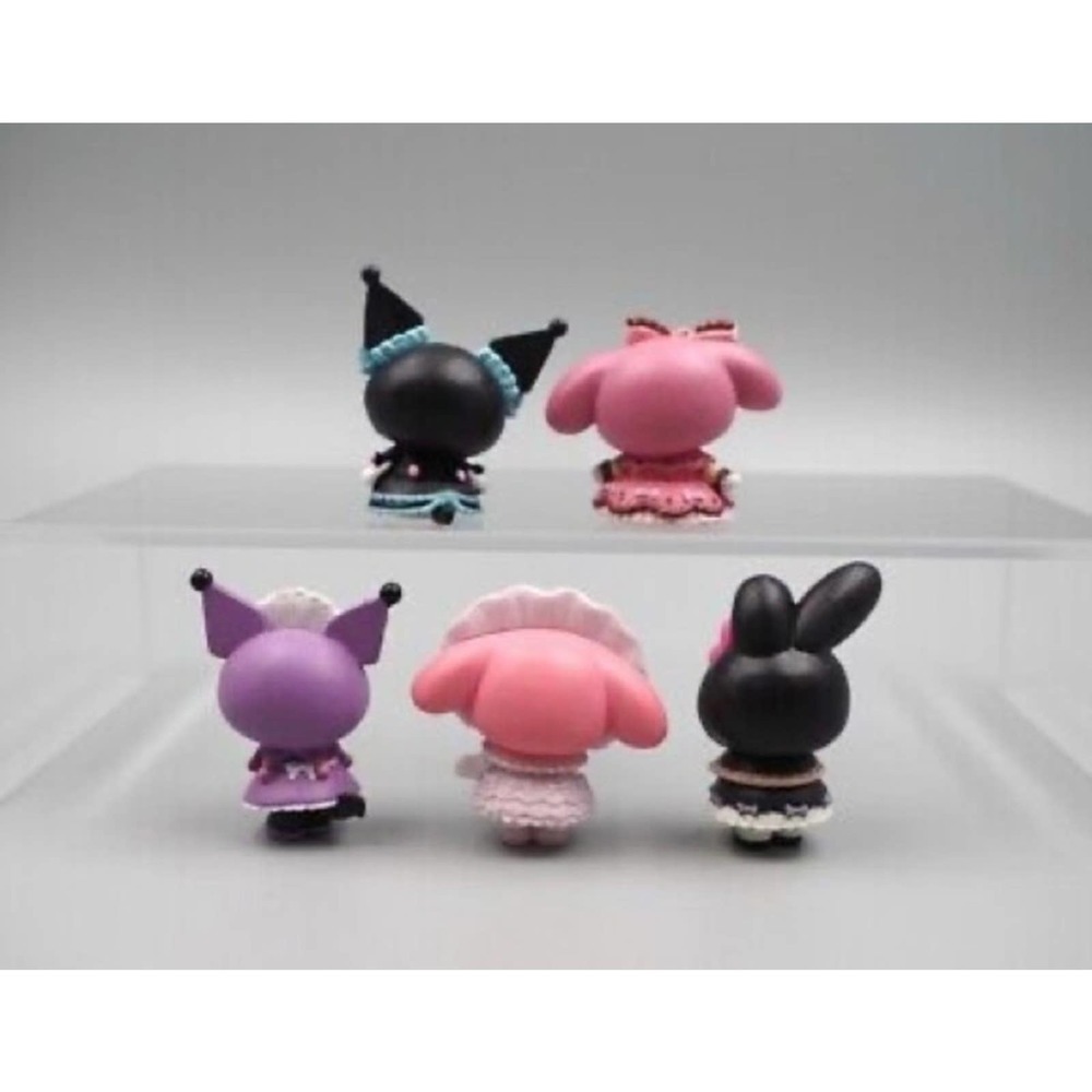Sanrio Kuromi &‎ My Melody Maid Costume 5pc Set - Picture 3 of 12